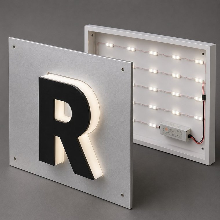 Push-Through Letters