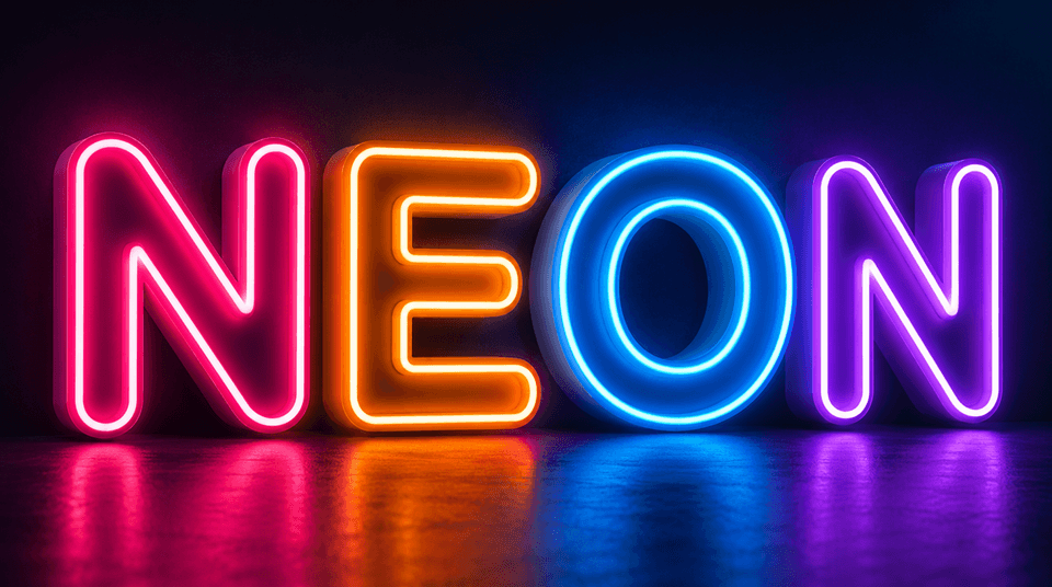 Neon Bender &ndash; druckbare LED-Neon-Schilder in 3D Letter Studio